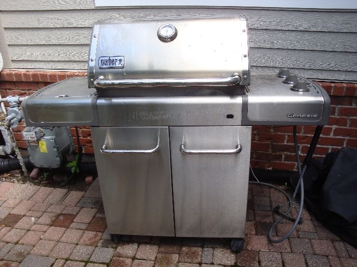 Weber stainless steel gas grill