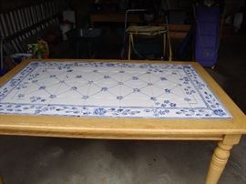 Tile top kitchen table
