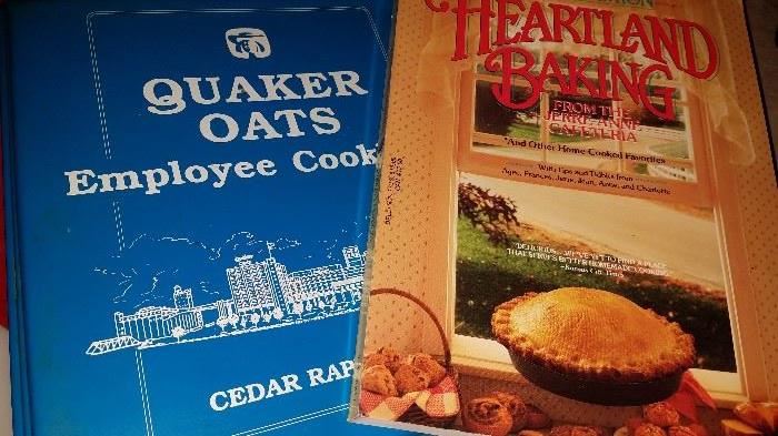 Large selection of books and cook books. Jerre Anne's, Quaker Oats