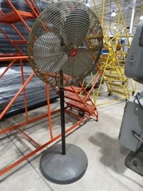 Dayton commercial pedestal fan