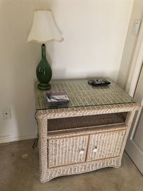 Wicker Night Stand or end Table