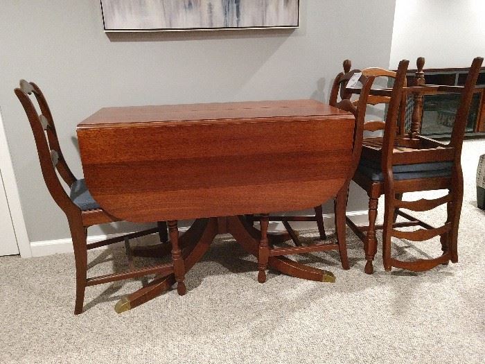 Antique Dropleaf Table & Chairs