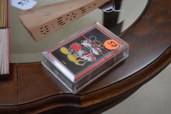 Mickey Mouse playing cards