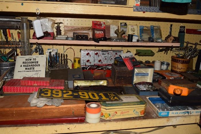 Tools, garage items