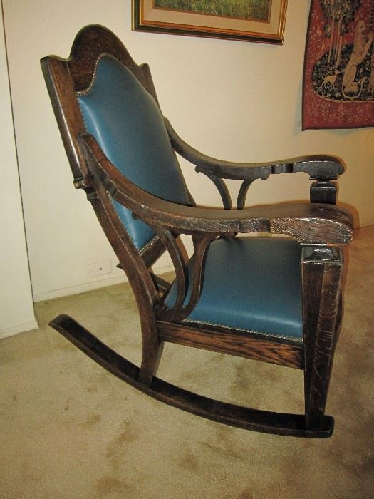 Limbert Style Rocking Chair, Early 1900's