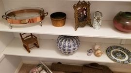 Glass, crystal, and knick knacks