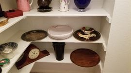 Glass, crystal, and knick knacks