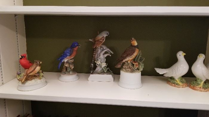 Bird figurines