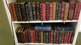 Franklin library leather bound classic book set.