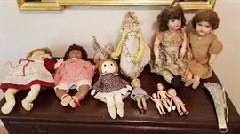 Antique doll collection 