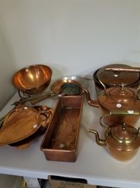 Stunning copper cookware
