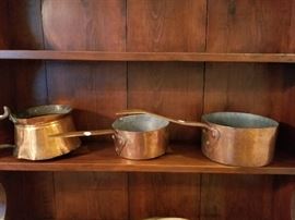 Stunning copper cookware