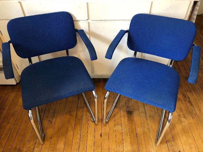 Vintage MCM Knoll Marcel Breuer chairs
