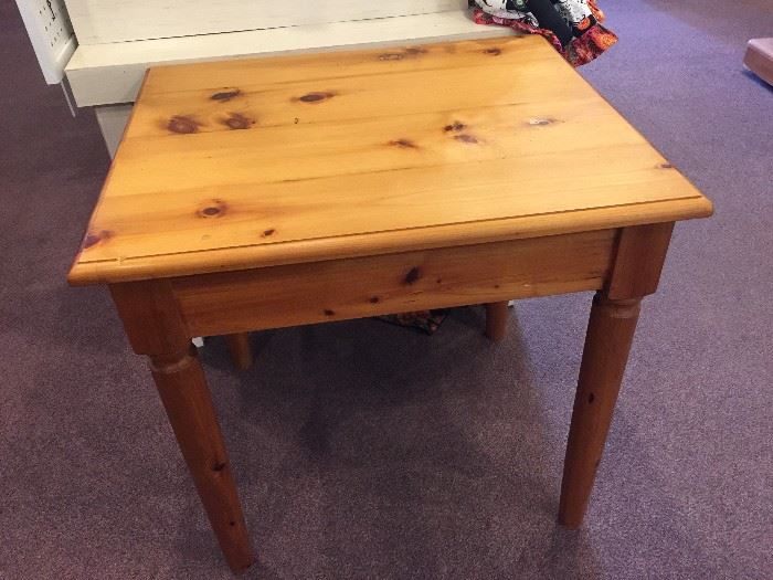 Pine End Table - $60.00