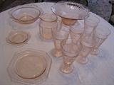 Pink Depression Glass