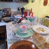 Lu-Ray Pastels & Crookville USA dishes, etc.