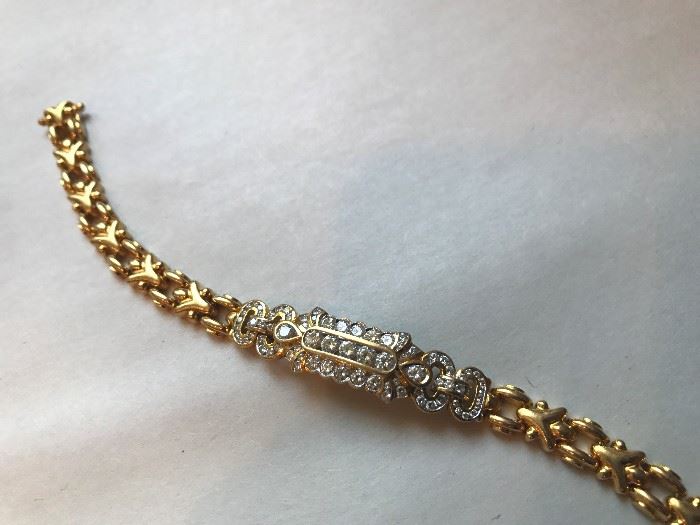 18K GOLD- STUDDED WITH DIAMONDS.  PRICED WELL!