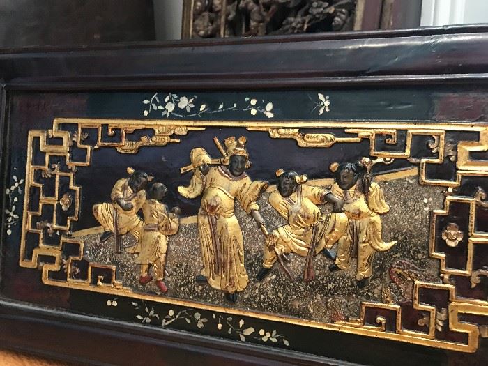 DETAILS- GOLD GILT AND NEARLY 5 FEET LONG
