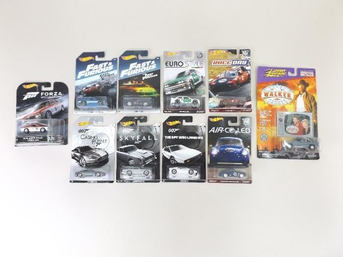 10 NEW Old Stock Hot Wheels etc. Real Riders Specialty Cars in Blister Packs
