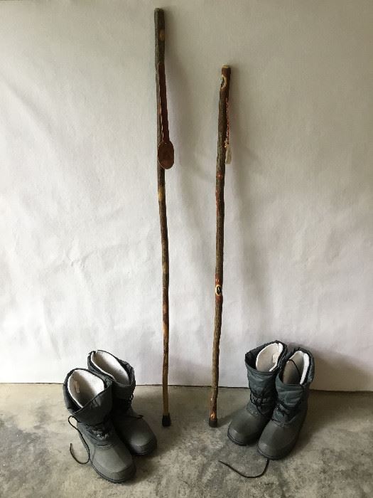 Boots and Walking Sticks      https://ctbids.com/#!/description/share/26966