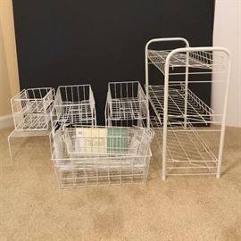Assorted Wire Baskets & Shelves for Organizing           https://ctbids.com/#!/description/share/27694