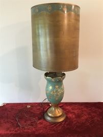 Turquoise and Gold Painted Lamp      https://ctbids.com/#!/description/share/27572   