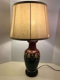 Green & Burgundy Lamp  https://ctbids.com/#!/description/share/27223