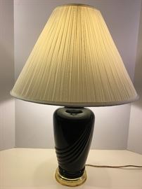 Lamp with Black Glass Base     https://ctbids.com/#!/description/share/27226