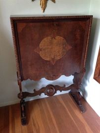 Antique Walnut Drop Front Desk