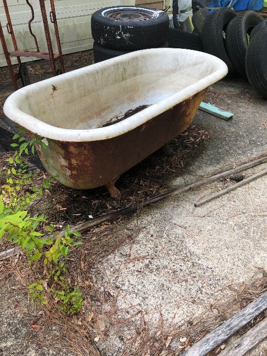 Antique Iron Tub