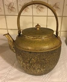 brass tea kettle