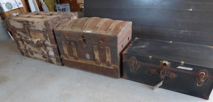 Antique trunks 