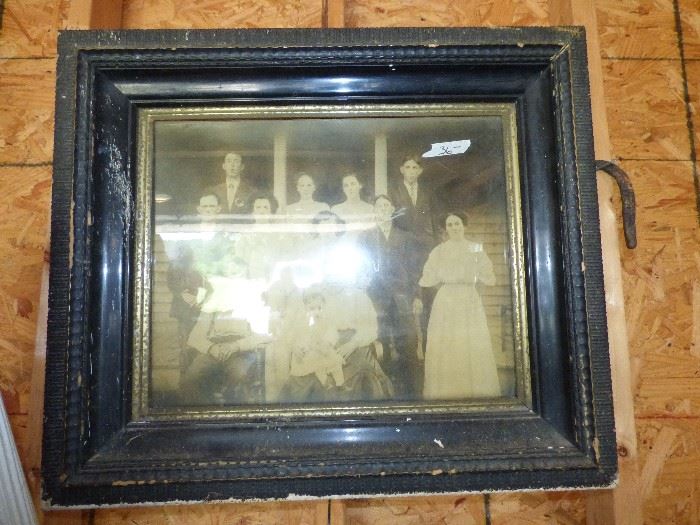 "Instant Ancestors" in antique frame