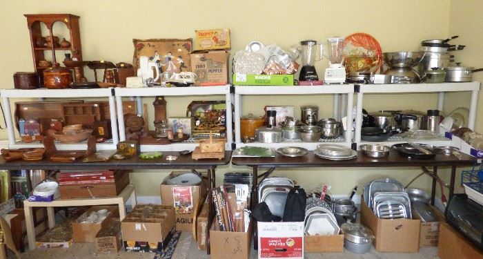 Kitchen overflow items, decor items