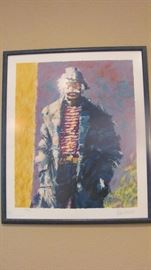 Aldo Luongo Framed. Numbered Print. No COA available. 