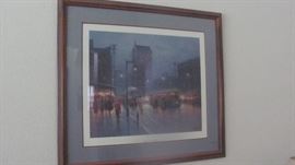 Limited Edition Print. "Dallas Remembered" 544/1250. COA available. Approx 30x25