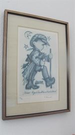 "Moonlight Return" Reproduction. Limited Edition Lithograph. 359/900. COA available. Approx 17 3/4" x 23 1/2