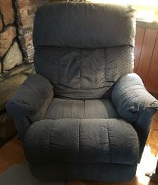 One of a pair of recliners
