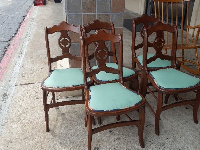 Set of antique chairs