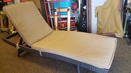 commercial quality lounge chair with cushion