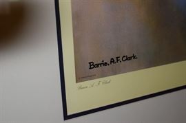 Barrie A.F. Clarke Airplane Art
