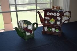 Portmeirion Signed and Numbered Limited Edition Ceramic Teapots