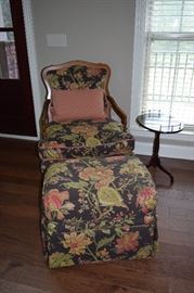 Highland House Arm Chair With Ottoman