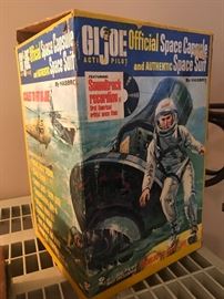 Vintage GI Joe Space Capsule with astronaut and original box