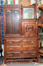 Antique Dresser w/ Hat Box