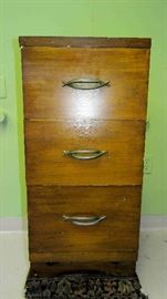 Wooden File Cabinet