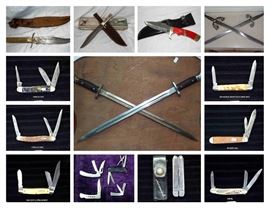 FIXED BLADE &  POCKET KNIVES & BAYONETS!