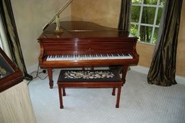 1928 STEINWAY GRAND PIANO - MODEL M restored in 2002 by Grand American Pianos.  ASKING $14,500 OBO