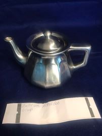 Hall teapot metal clad