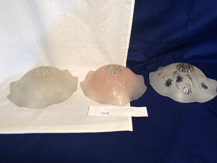 Depression Glass Lamp globes shades